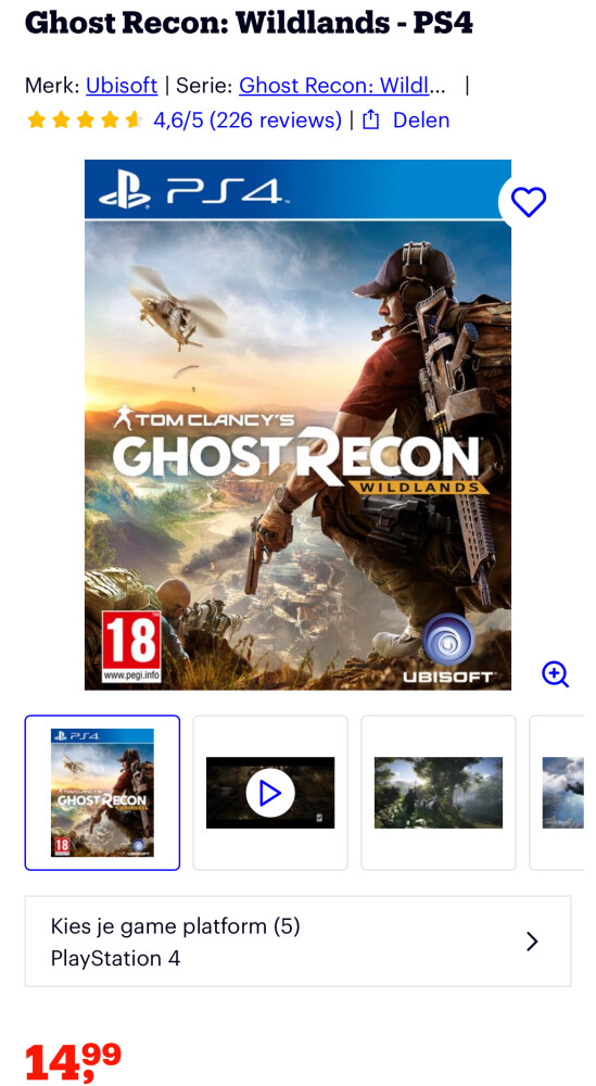 Ghost Recon: Wildlands - PS4