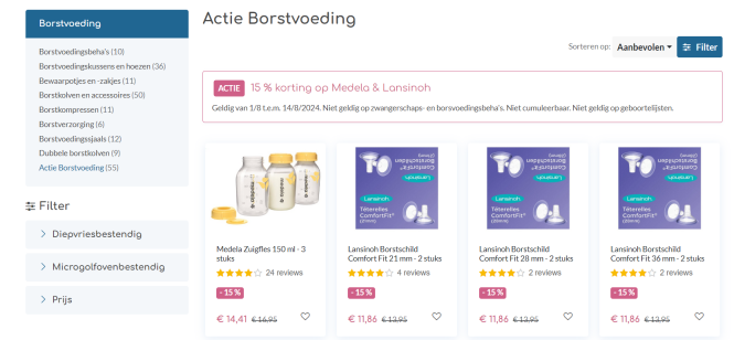 -15% op Medela & Lansinoh bij Dreambaby 👶