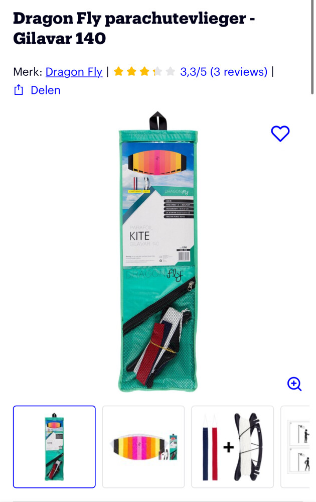 Dragon Fly Parachutevlieger