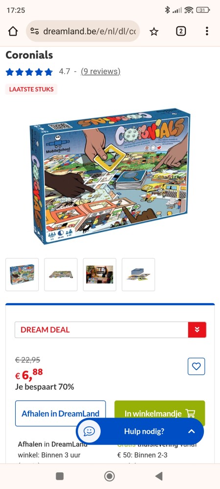 Gezelschapsspellen aan 60-70% korting bij Dreamland