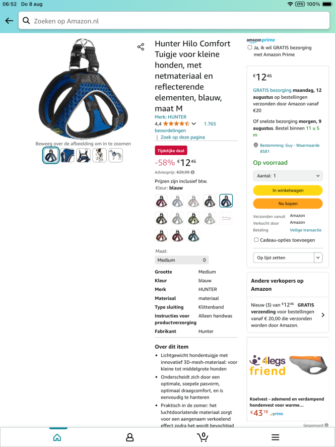 Tuigje voor kleine honden