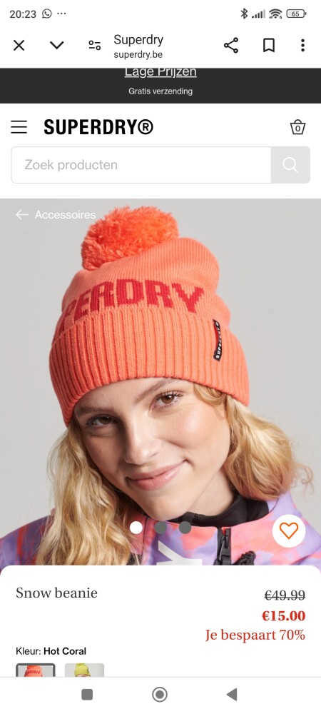 Selectie producten Superdry aan 70% korting