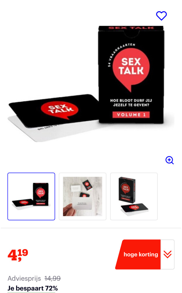 Tease & Please Sex Talk Speelkaarten