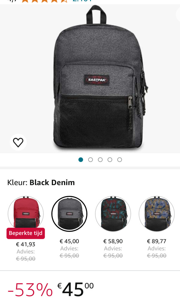 Eastpak PINNACLE Rugzak, 27 L