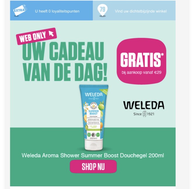 Douchegel weleda