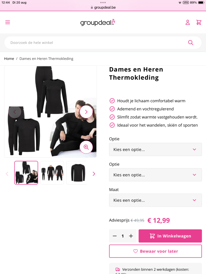 Thermische kleding