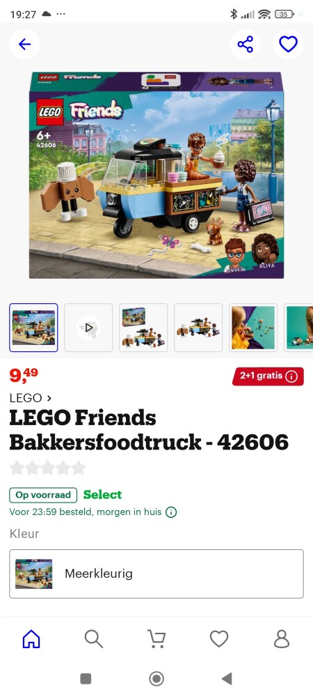 2+1 gratis op tal van speelgoed bij Bol