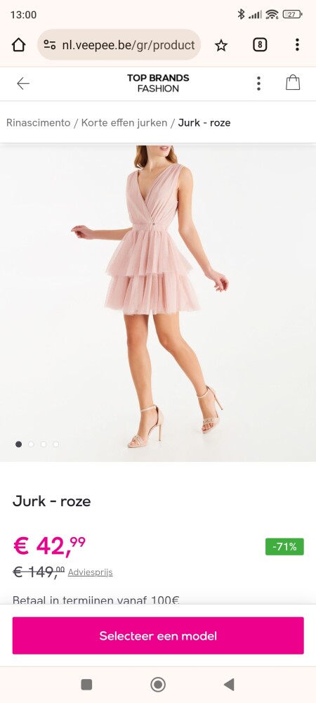 Rinascimento, pinko en Liu Jo tot 75% korting!