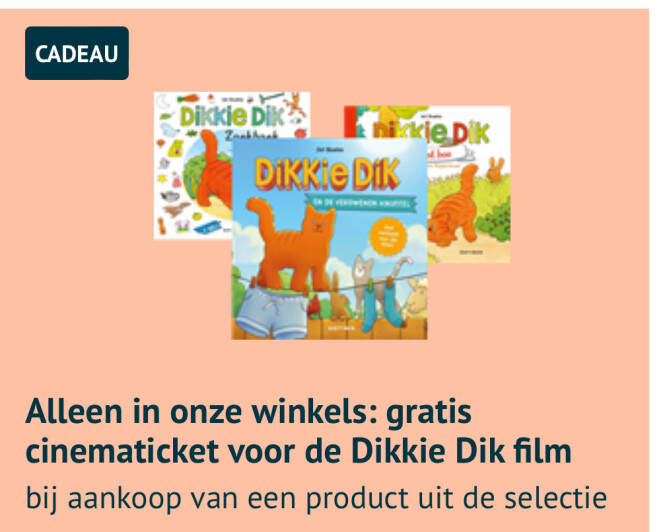 Dikkie dik actie standaard boekhandel