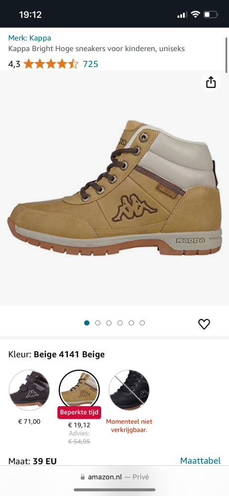 Kappa hoge sneakers