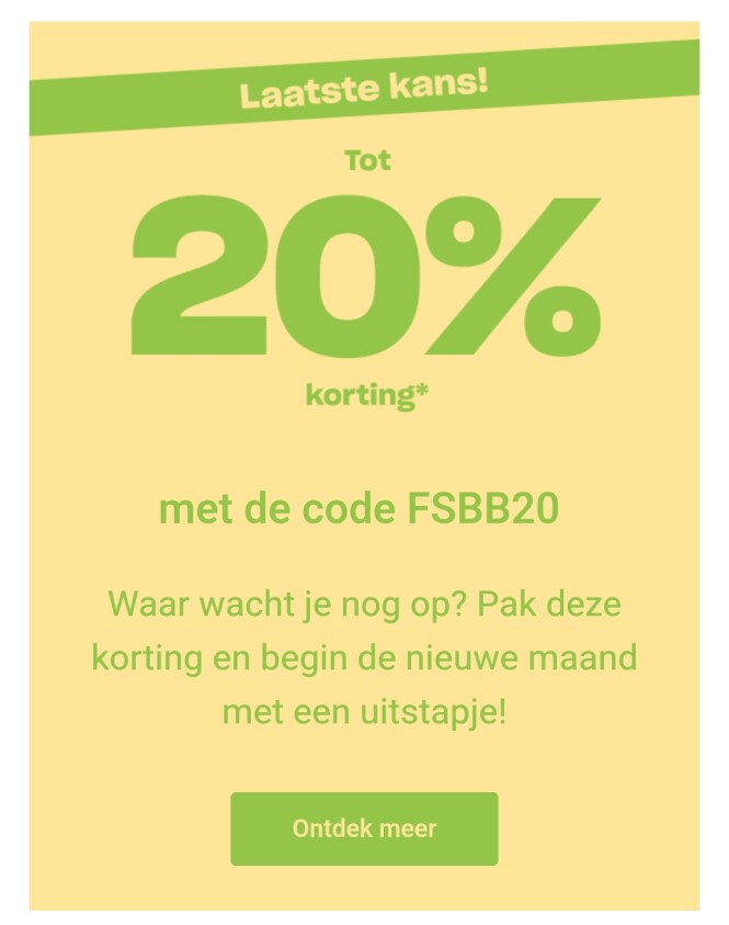 Tot 20% korting op Bongo!