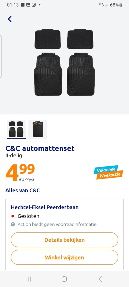 C&C automattenset