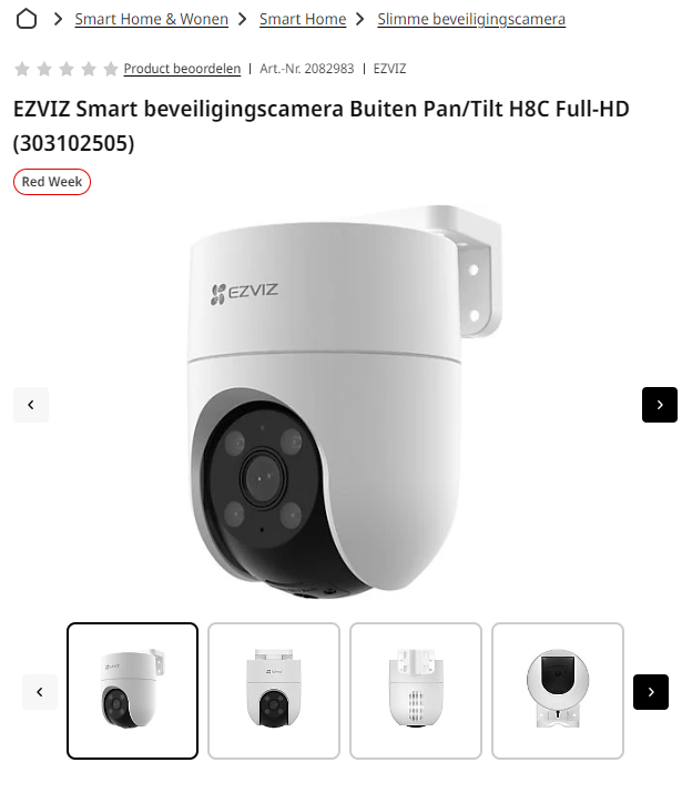 EZVIZ Smart beveiligingscamera