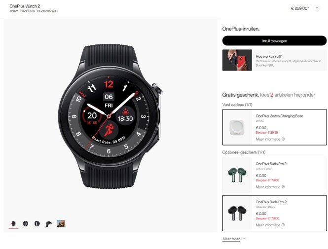OnePlus Watch 2 + OnePlus Buds Pro 2