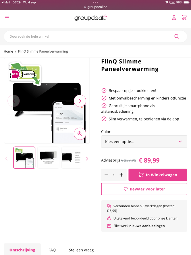 Paneellverwarming