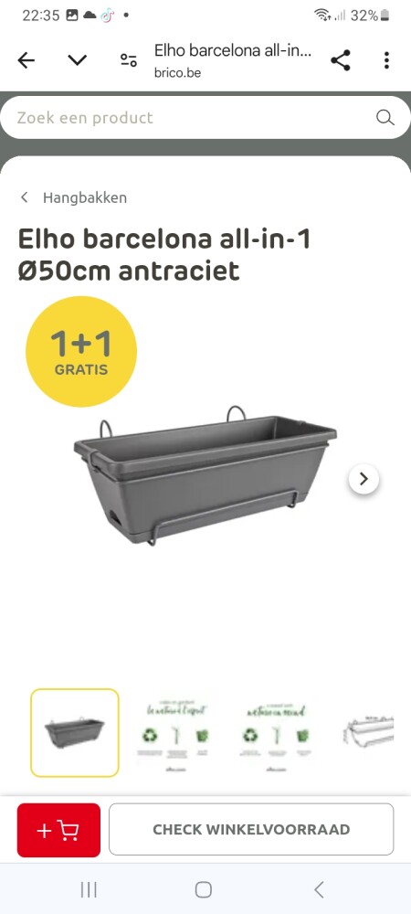 Elho barcelona hangbak