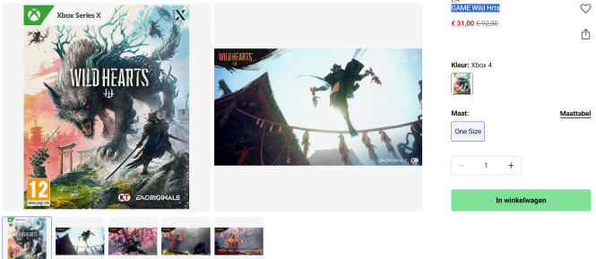 Wild Hrts voor Xbox