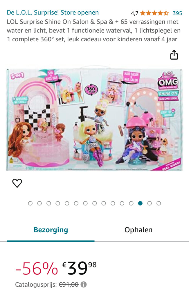 Hoge korting op L.O.L. Surprise! O.M.G. Shine On Salon & Spa