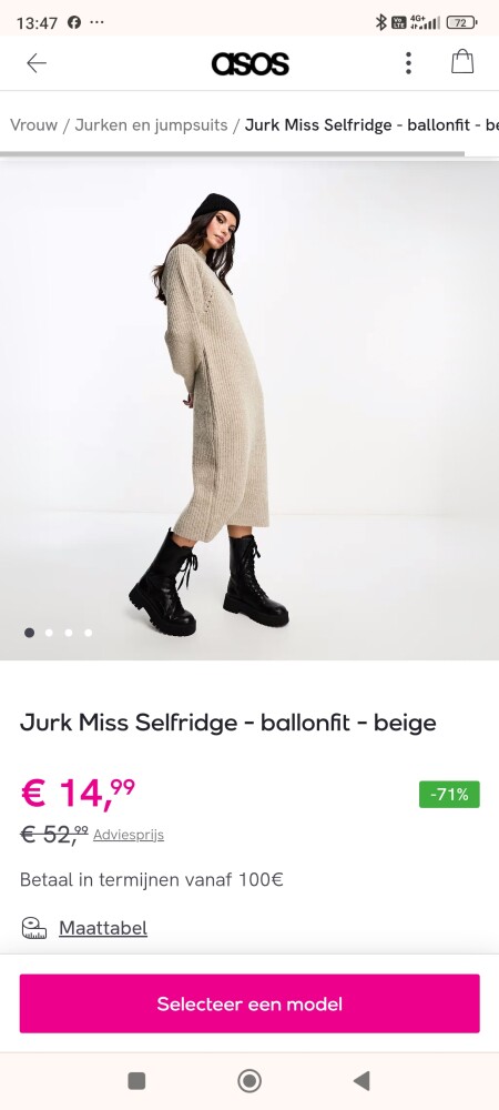 Tot 75% korting op kledij van Asos!