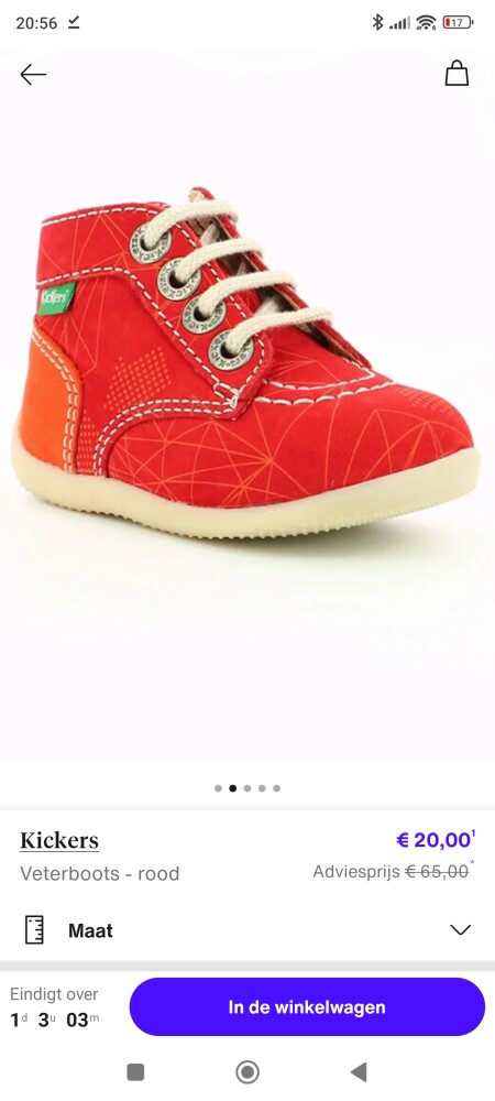 Kickers voor kindjes aan 20€