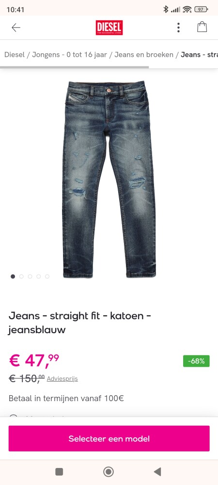 Diesel kids tot 70% korting!