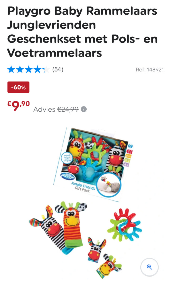 -60% Baby geschenkset rammelaars 🦁 PlayGro