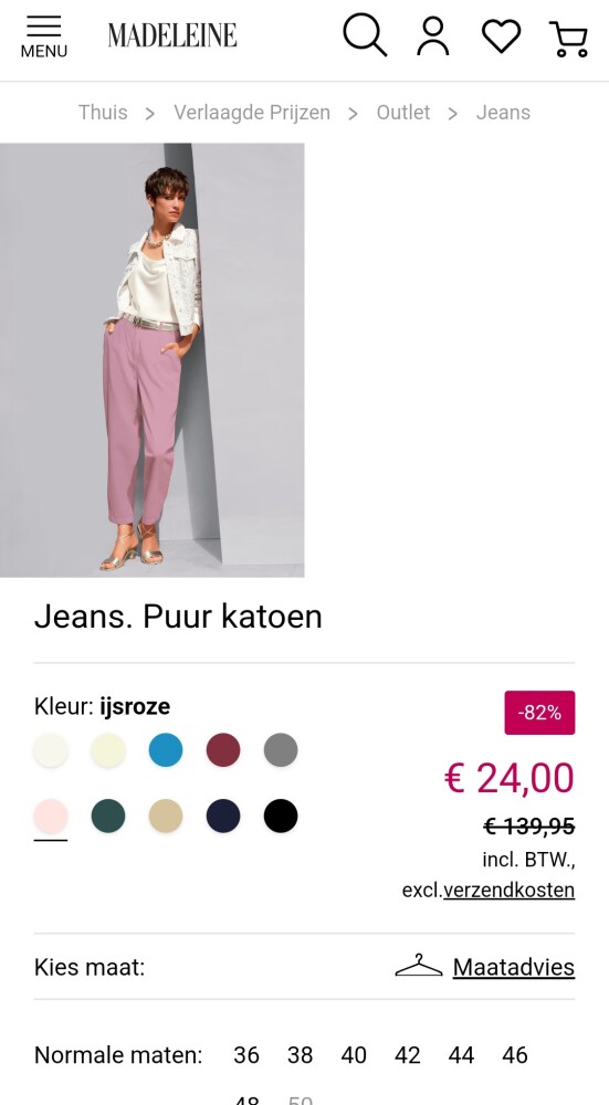 Outlet bij Madeleine