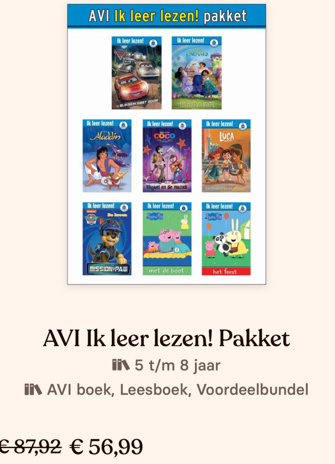 AVI Ik leer lezen! Pakket
