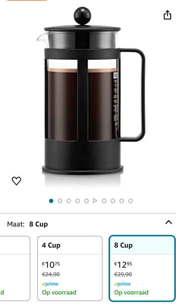 Bodum Kenya koffiemaker