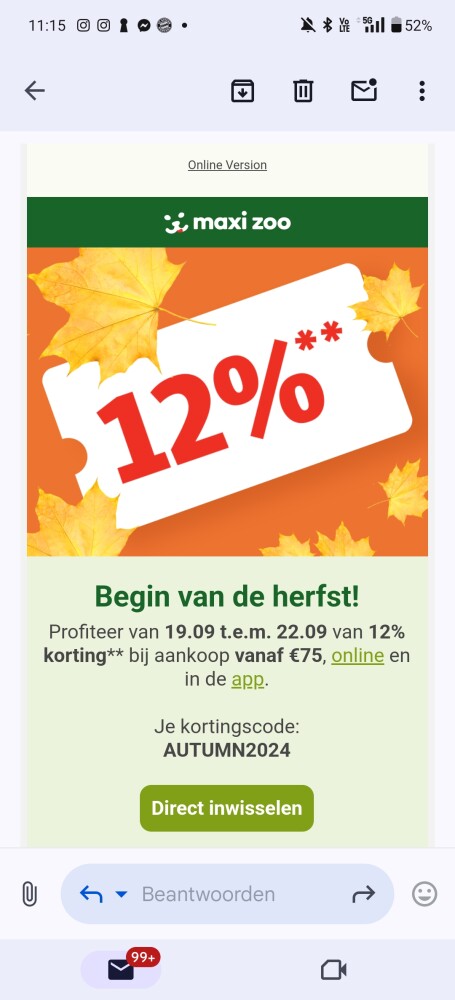 12% korting