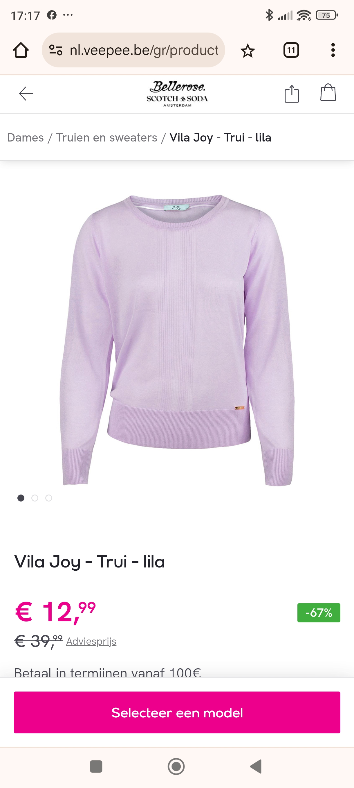 Bellerose, vila joy en Scotch & soda tot 70% korting!