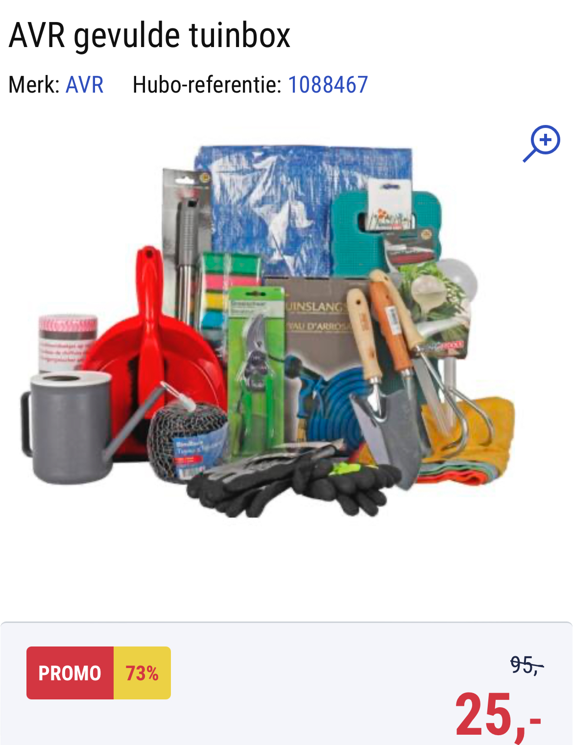 Gevulde tuinbox hubo