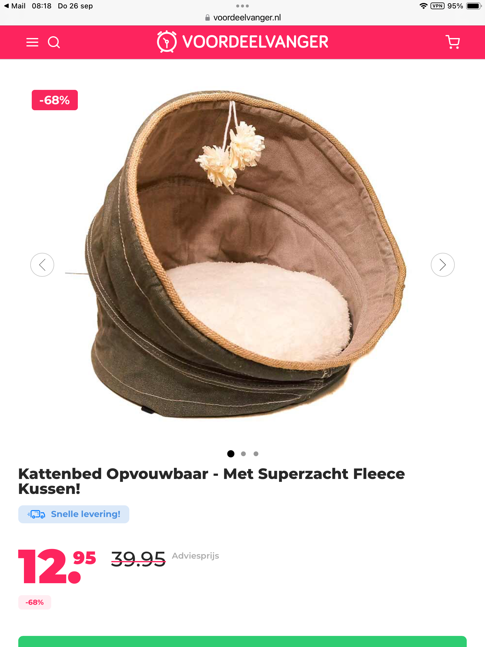 Kattenbak opvouwbaar