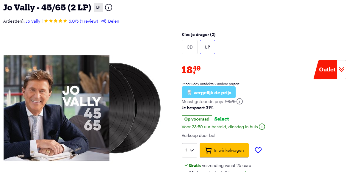 -30% op verschillende LP platen 📀💿