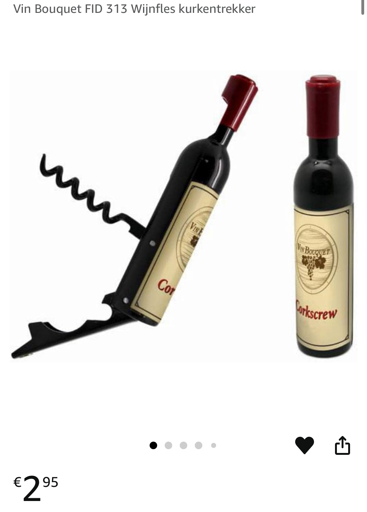 Vin Bouquet kurkentrekker