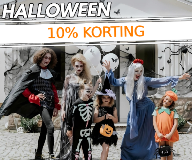 -10% op Halloween assortiment bij FeestBazaar 🎃