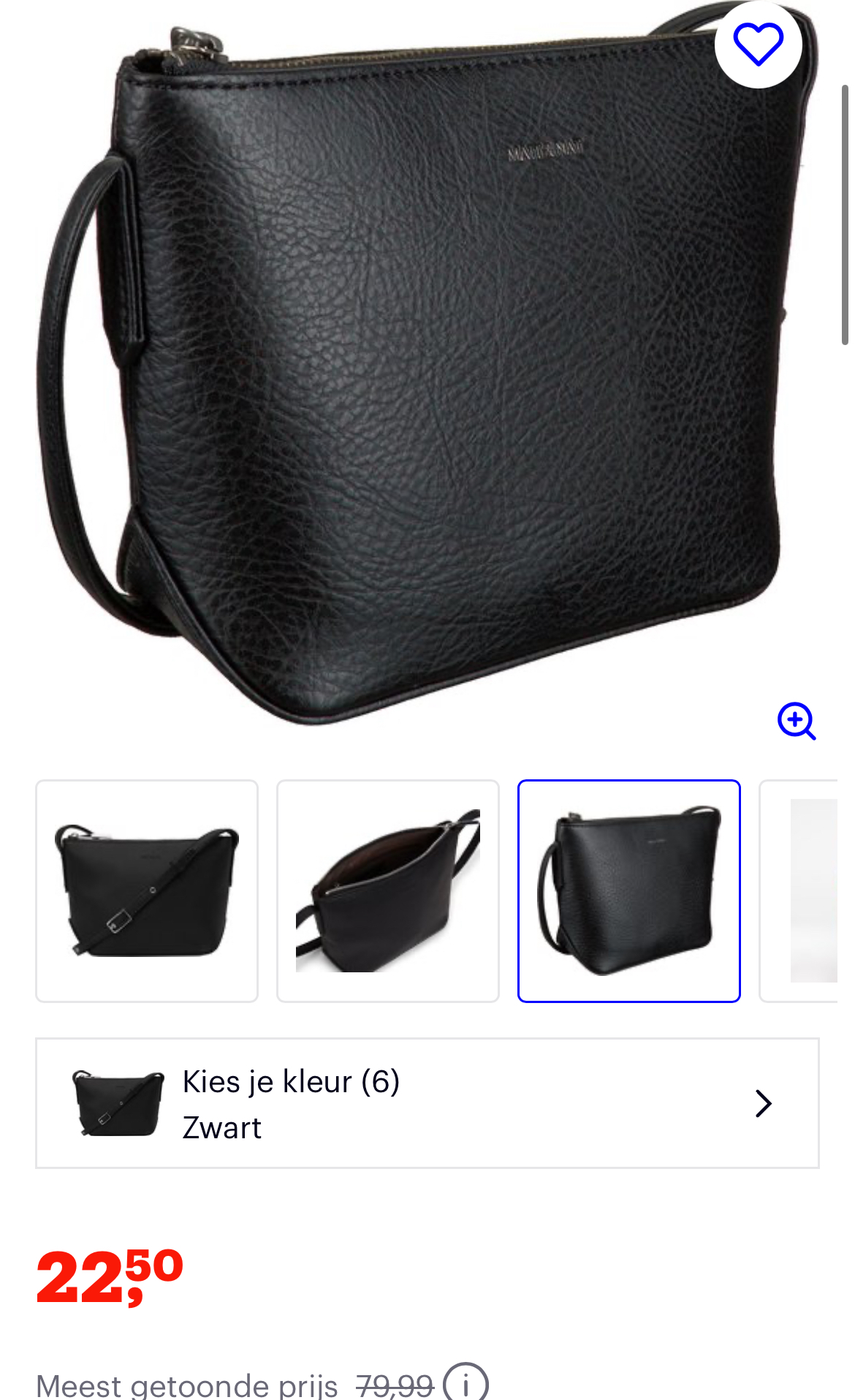 Matt & Nat Sam Purity Dames Crossbodytas