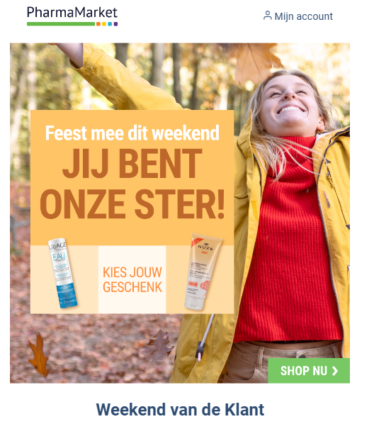 Gratis uriage lipstick of Nuxe doucheshampoo