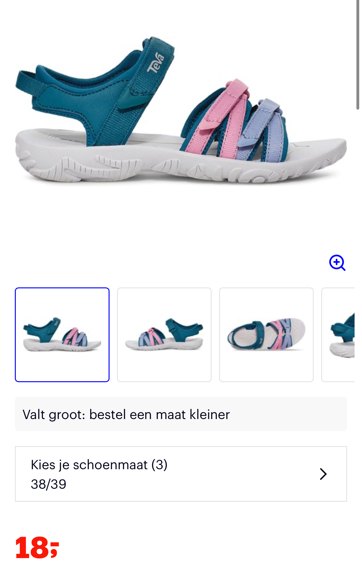 Teva sandalen -70%