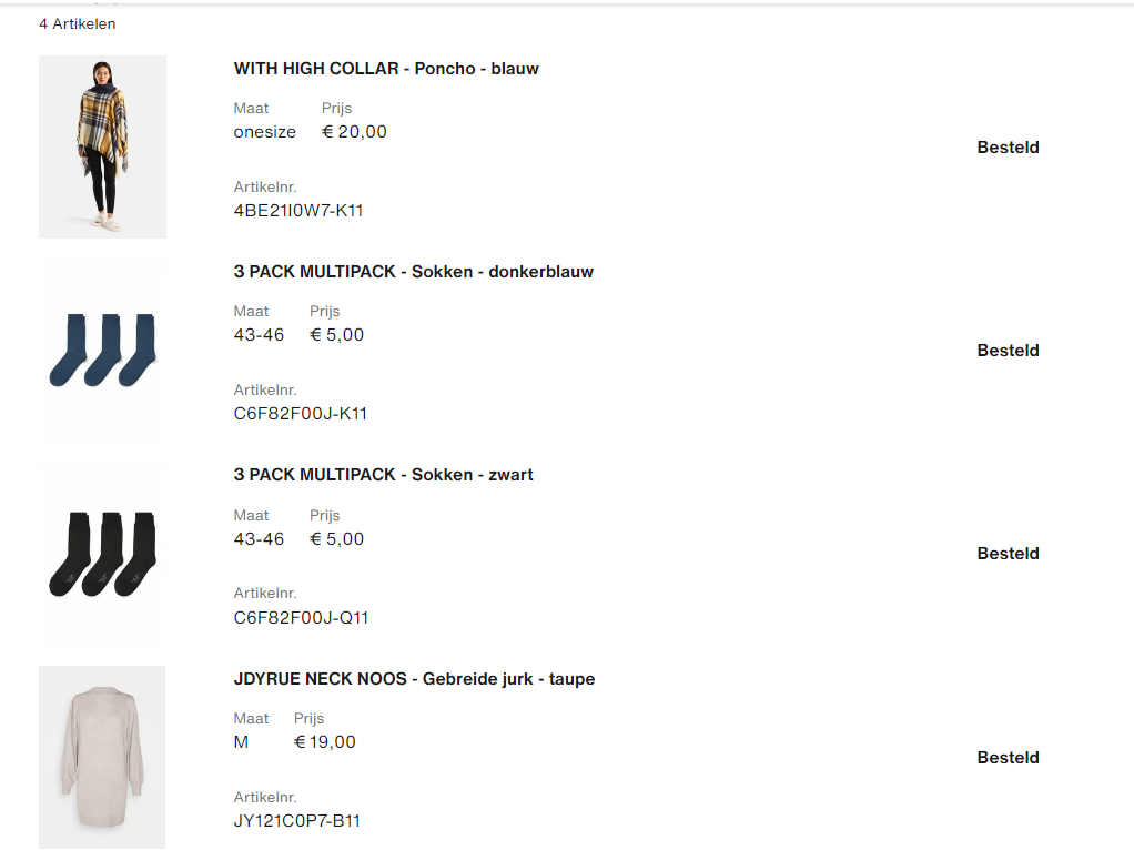 50% korting gescoord bij Zalando Lounge