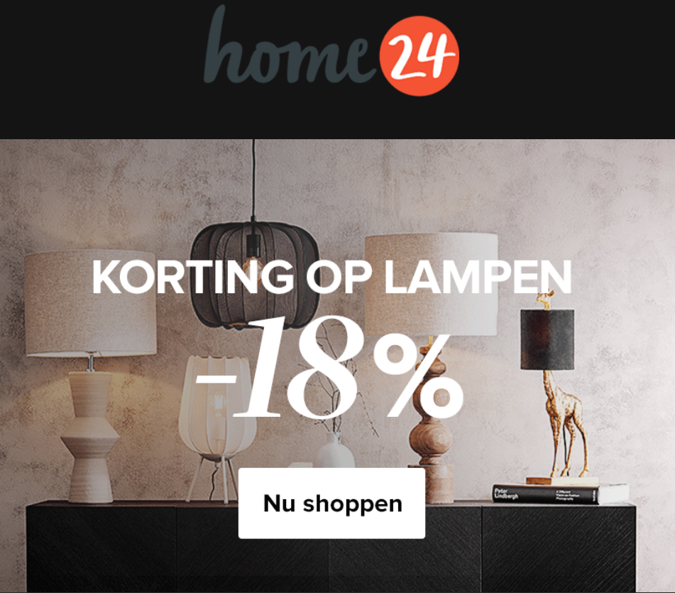 Kortingscode lampen home24