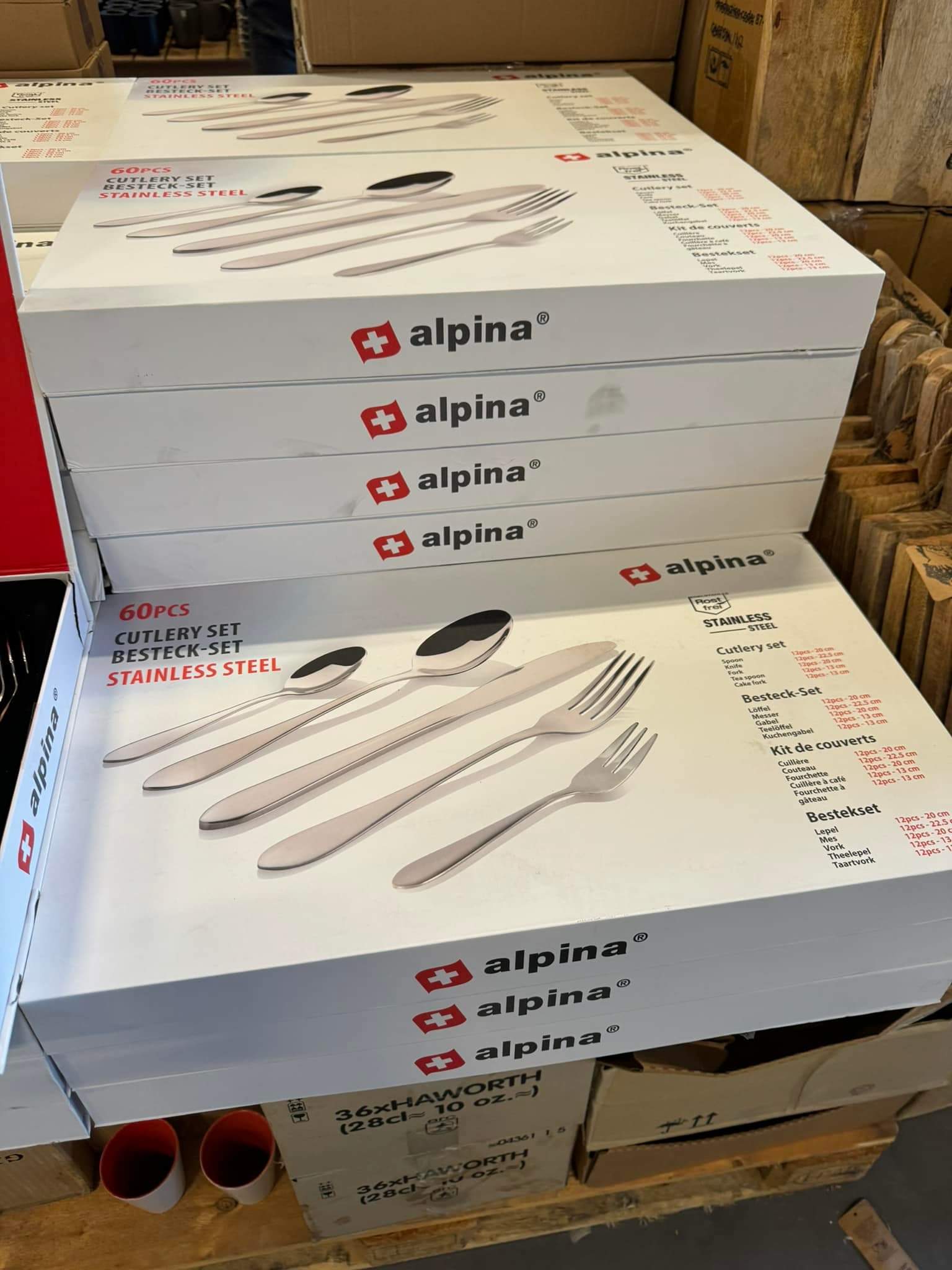 60 delig bestekset van Alpina