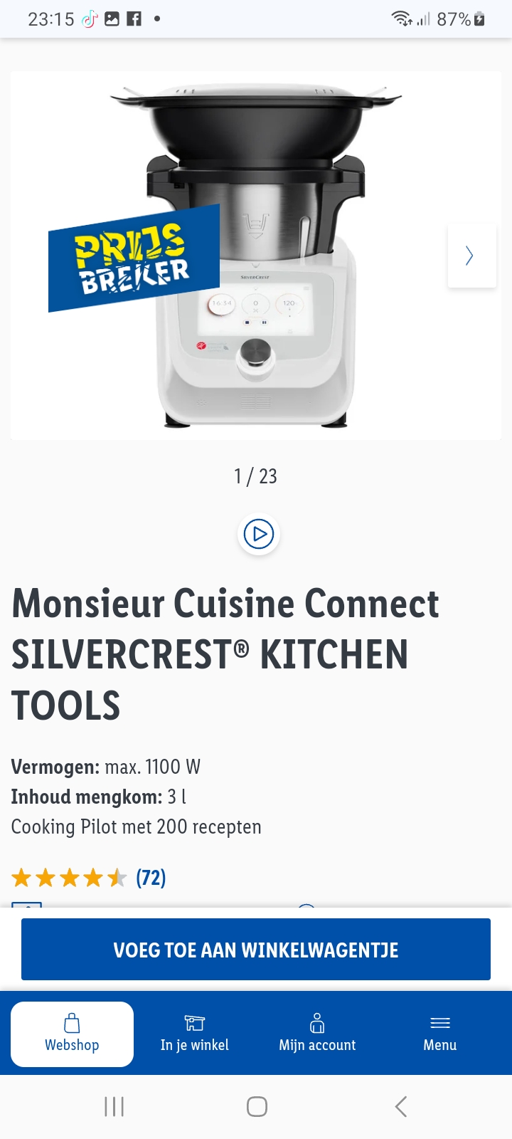 Monsieur Cuisine Connect SILVERCREST KITCHEN TOOLS