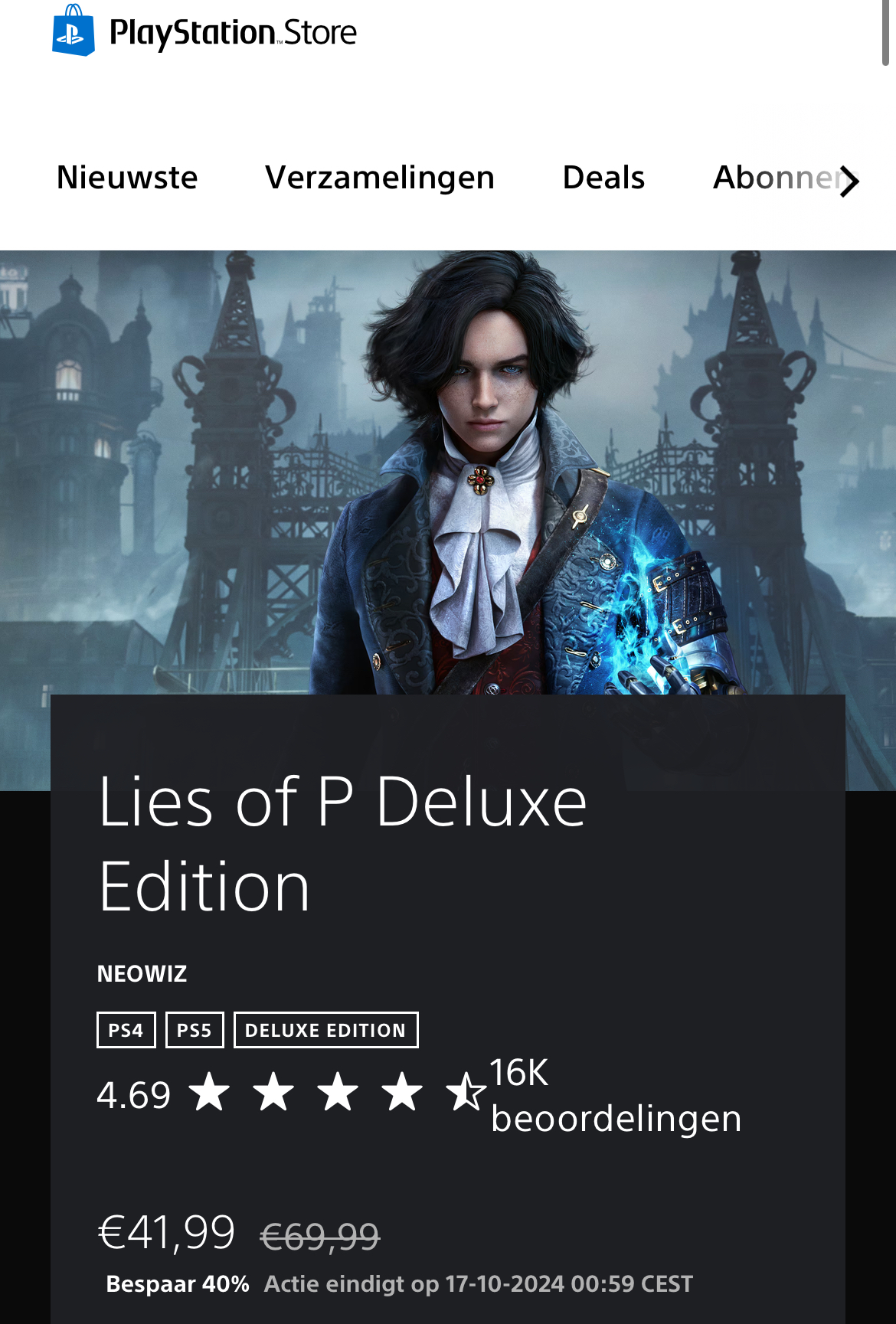 Lies of P Deluxe Edition