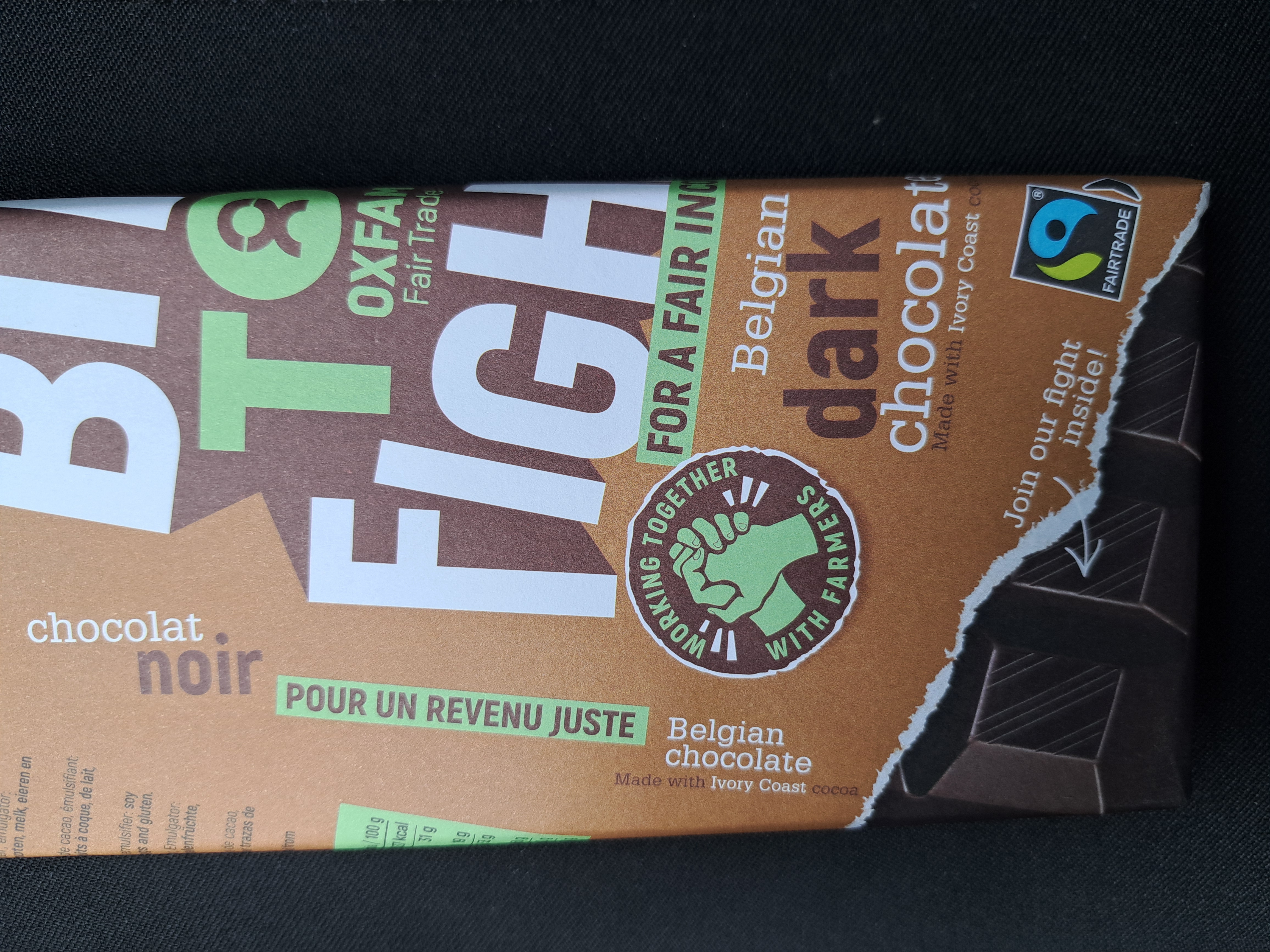 Oxfam gratis chocolade
