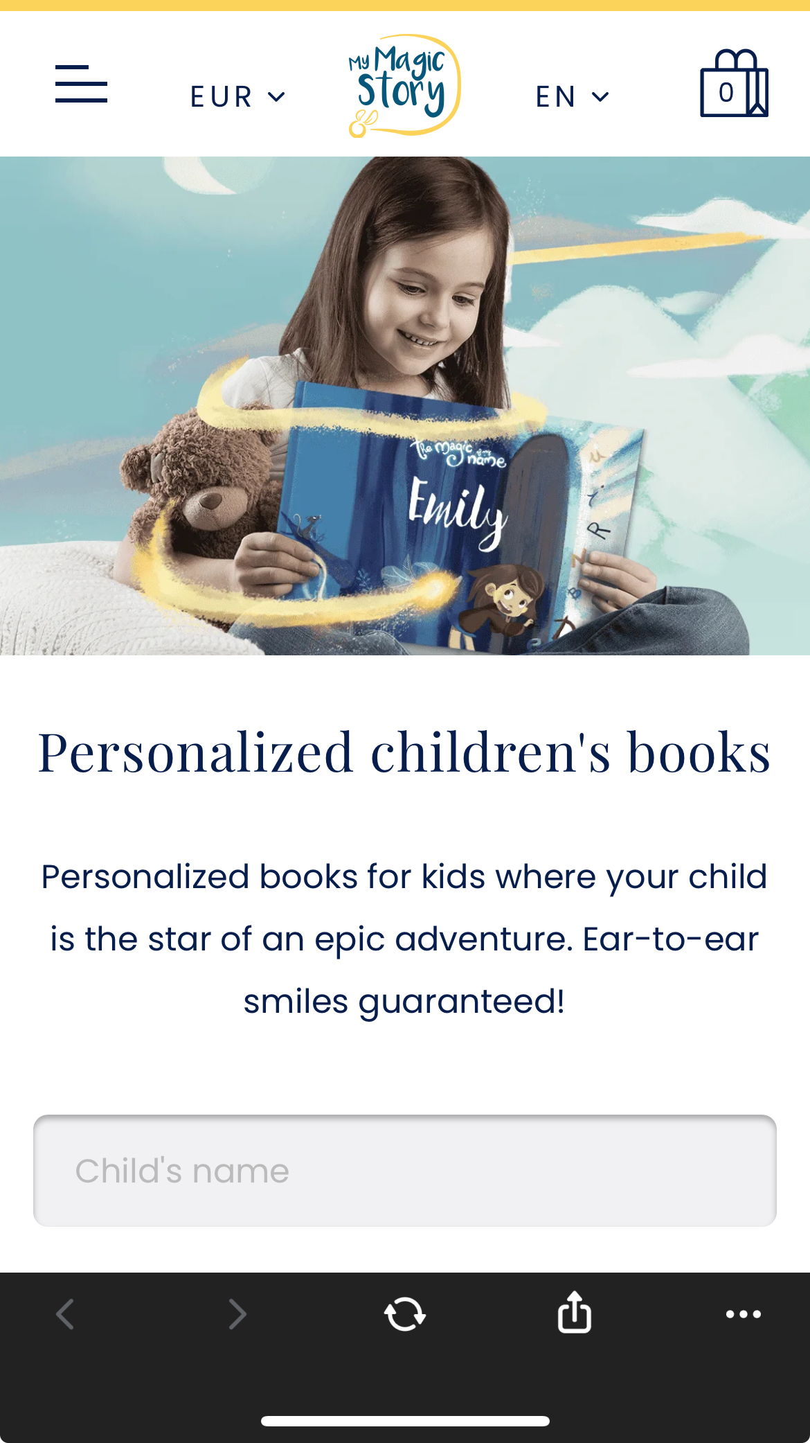Kortingscode mymagicstory