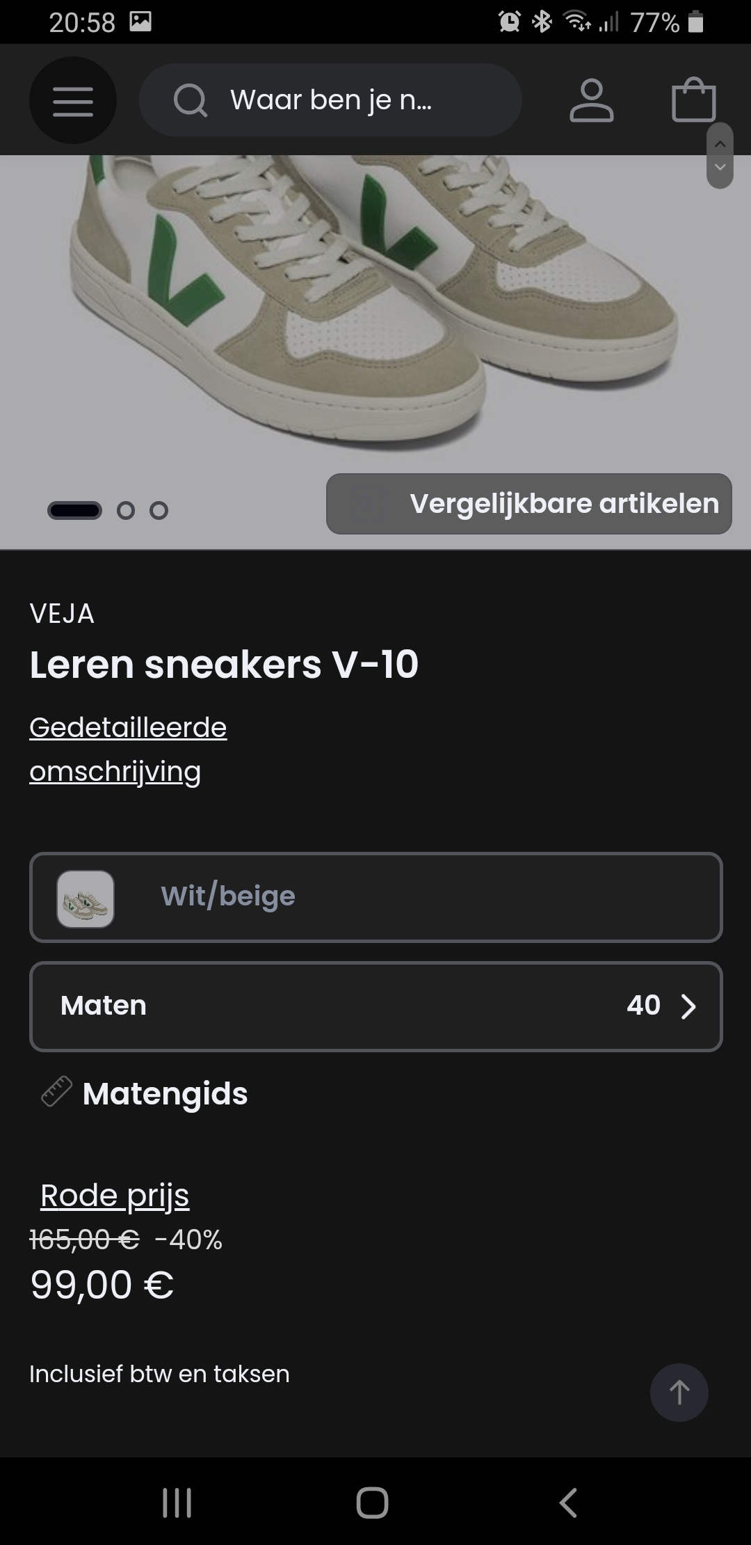 Image of kostuumschoen