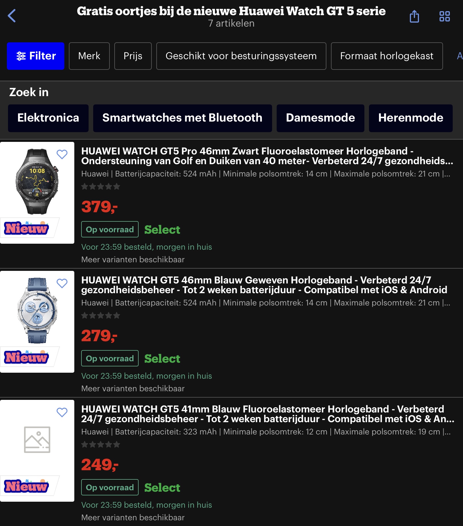 Huawei Watch GT 5 serie