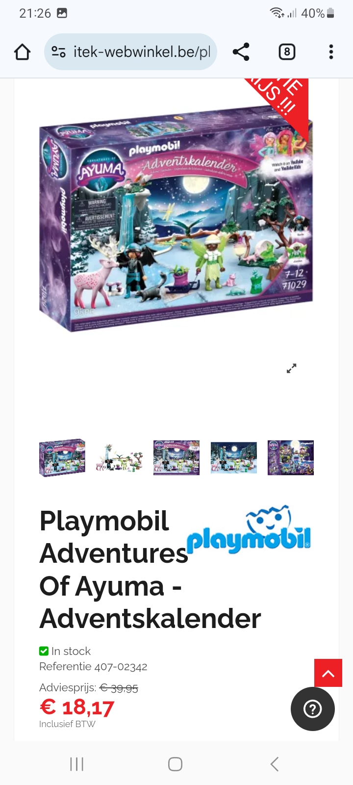 Playmobil Adventures Of Ayuma Adventskalender