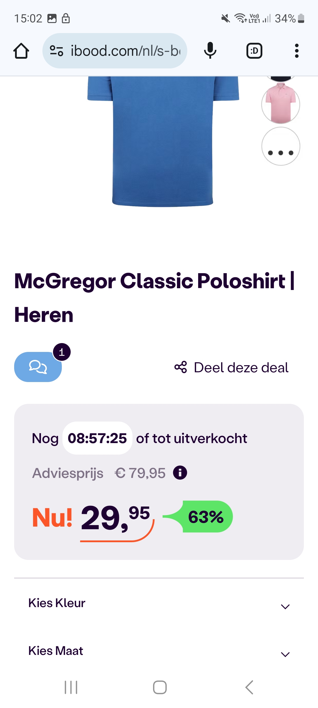 Mc Gregor polo 29,95€